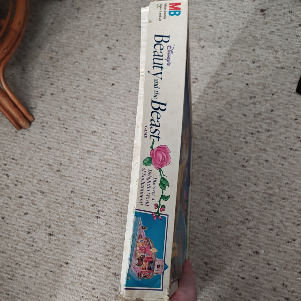 Disney’s Beauty And The Beast 3D Board Game Milton Bradley Vintage 1992