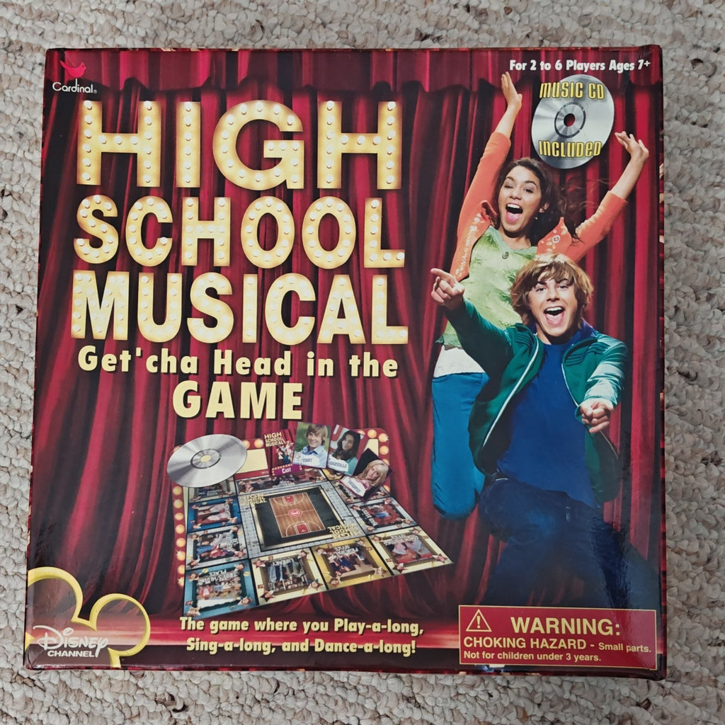 High School Musical CD Board Game Disney #6813 Cardinal Industries